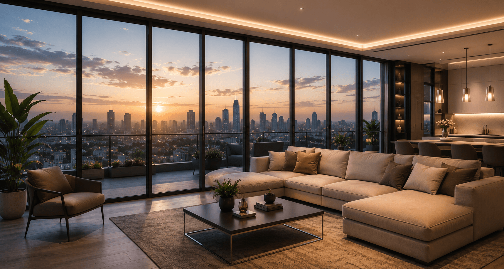 Luxury modern real estate property
